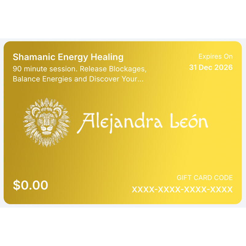 Shamanic Healing Gift Card
